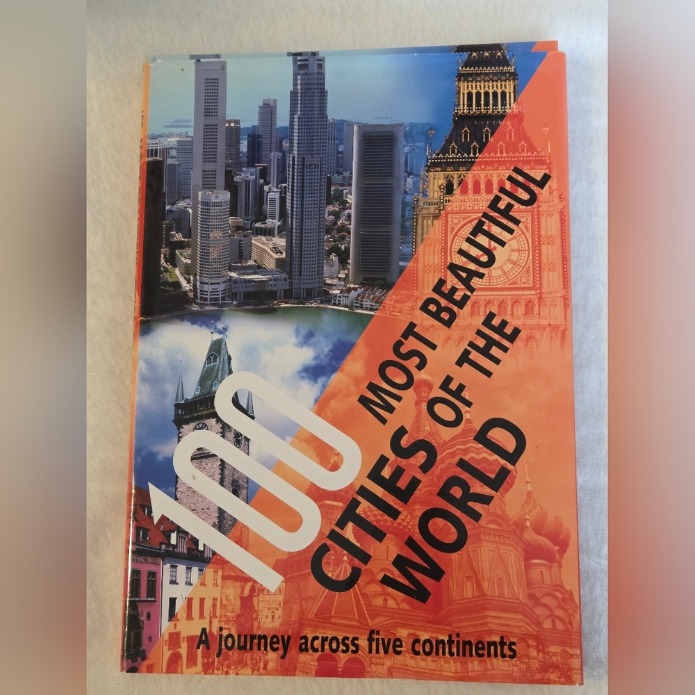 100 Most Beautiful Cities of the World Hardcover Book from 2004